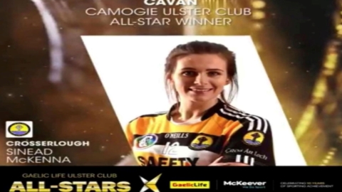 Gaelic Life Ulster Club All-Star for Crosserlough Camogie Player